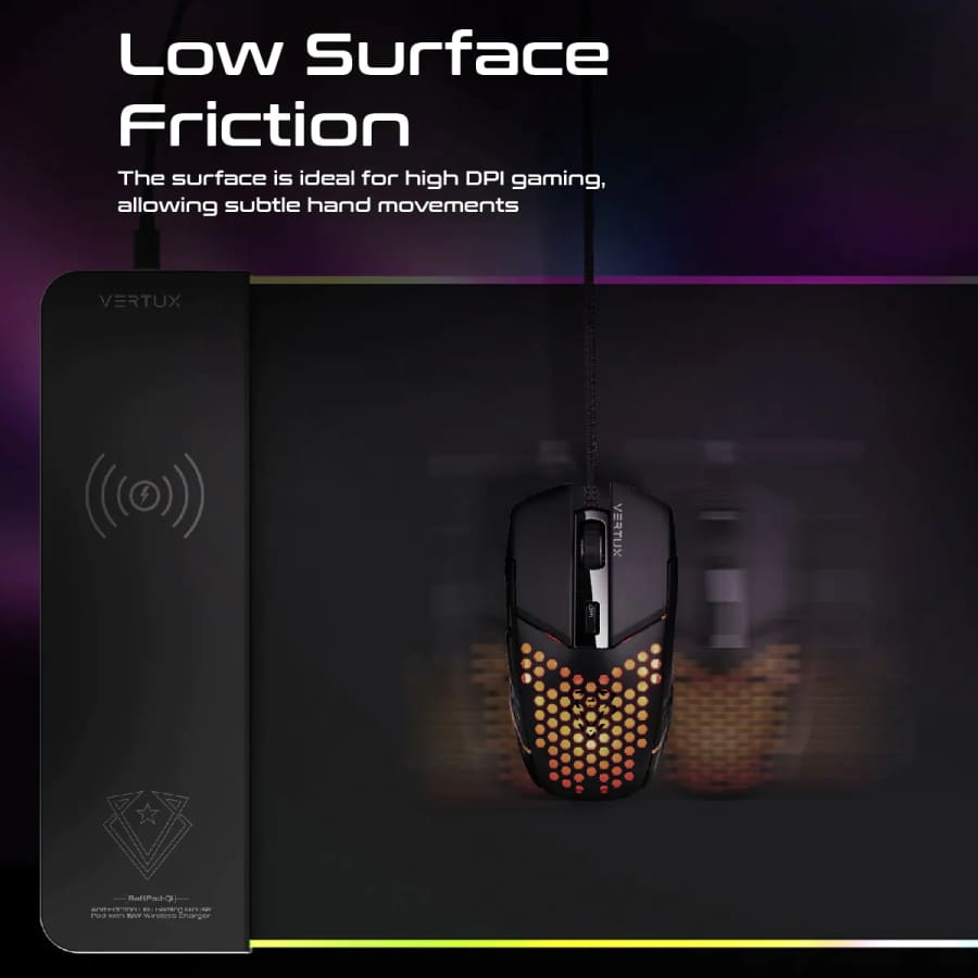 Gadget Store - VERTUX RAFTPAD - QI Anti - Friction LED