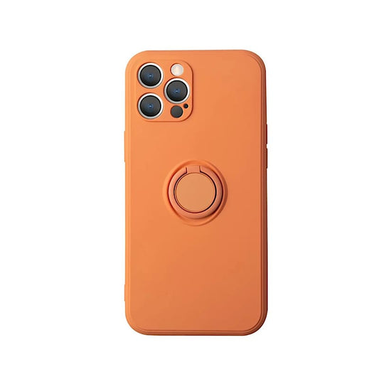 Orange cover magnetic ring - iphone