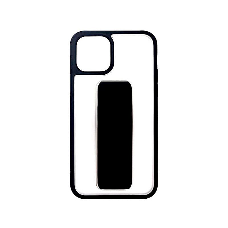 Transparent cover with black magnetic strap