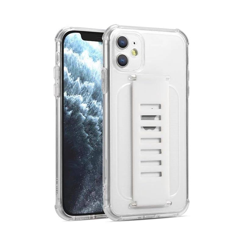 Transparent Cover with white grip
