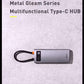 Baseus Metal Gleam Series 8-in-1 Multifunctional Type-C HUB Docking Station